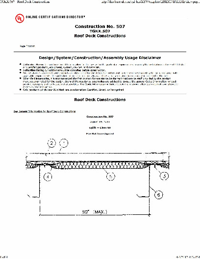 PR CERTIFICATE FL1747 R14 C CAC CONSTRUCTION NO 507 MAXIMA 3 IN