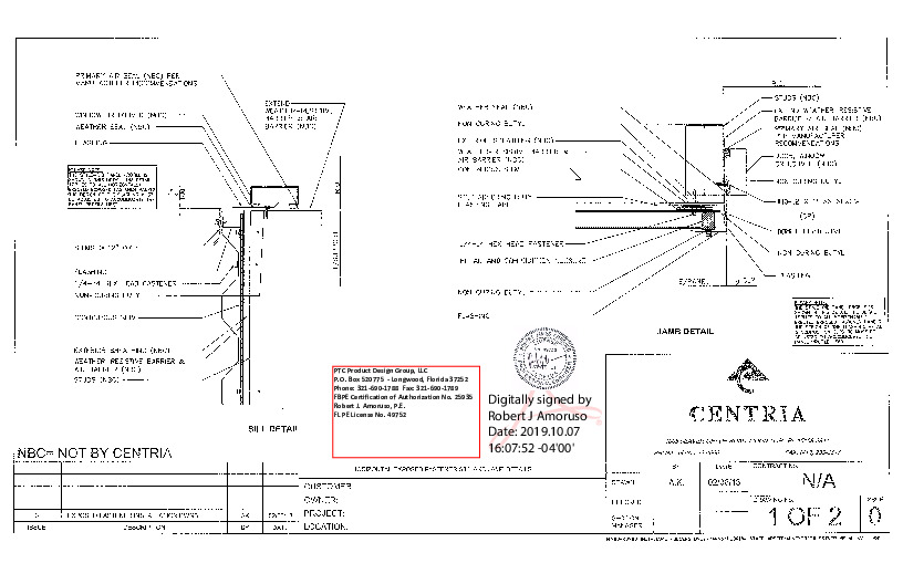 PR INSTL DOCS FL1754 R6 II HORIZONTAL EXPOSED FASTENER INSTALLATION DETAILS SS
