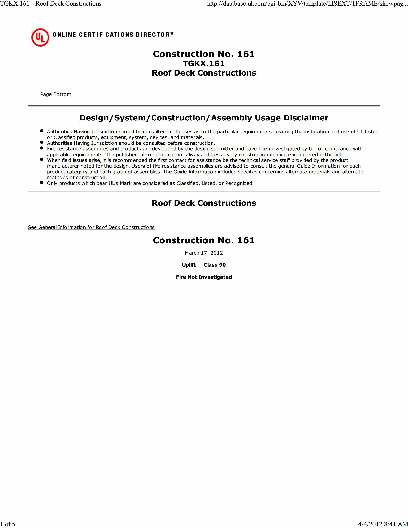 PR Instl Docs FL1832 R13 II Construction No 161 R Panel