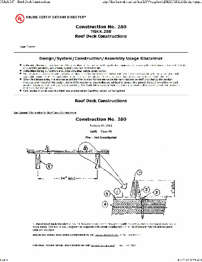 PR Instl Docs FL1832 R14 II Construction No 280 Medallion I