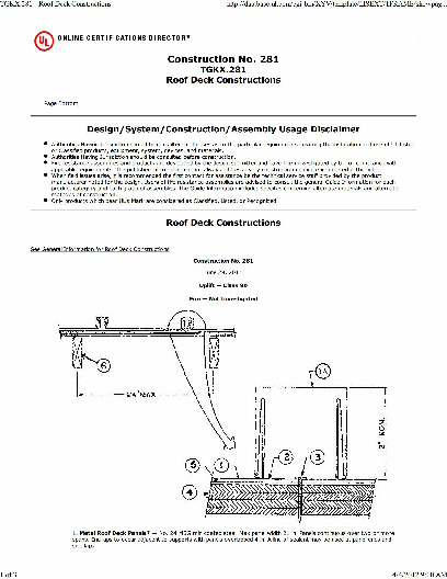 PR Instl Docs FL1832 R14 II Construction No 281 Medallion II