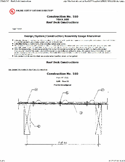 PR Instl Docs FL1832 R14 II Construction No 560 Max Rib