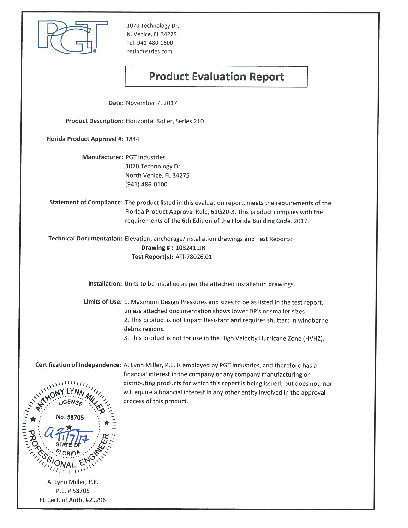 PR TECH DOCS FL1844 R24 AE HR-210 EVALUATION B