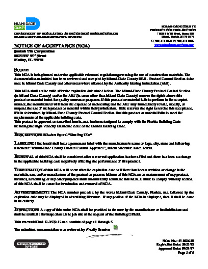 PR CERTIFICATE FL2019 R12 C CAC MISSION BARREL NOA 17062603 EXP 10-13-22