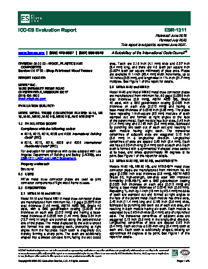 PR INSTL DOCS FL2197 R8 II ESR-1311 JULY2020