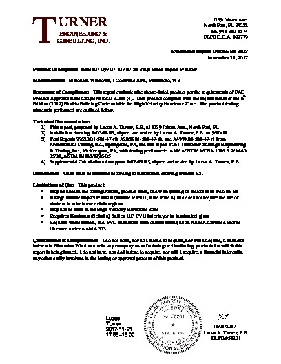 PR TECH DOCS FL228 R18 AE EVALREPORT-IN0366-R5-2017