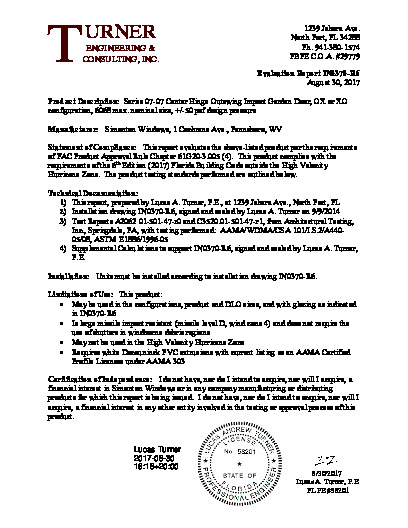 PR TECH DOCS FL229 R14 AE EVALREPORT-IN0370-R6