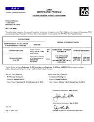PR CERTIFICATE FL229 R14 C CAC 07-07 OS IMPACT 71X80 R-PG50