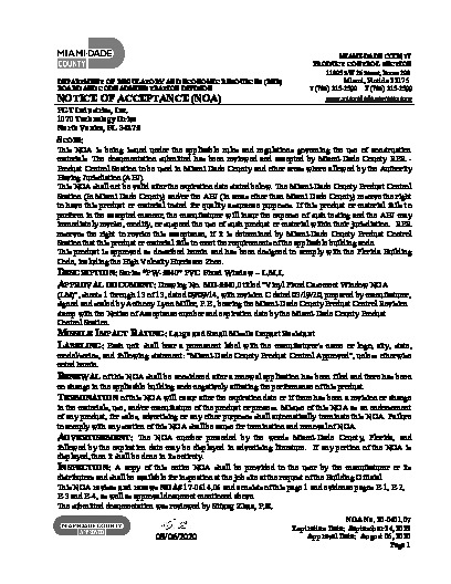 PR CERTIFICATE FL243 R23 C CAC 20-0401.07