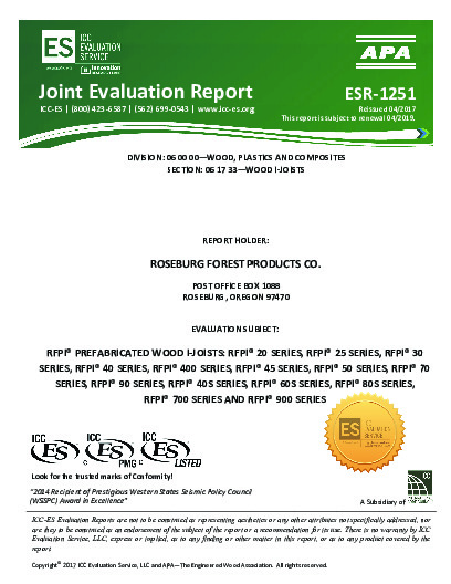PR TECH DOCS FL2440 R6 AE ESR-1251