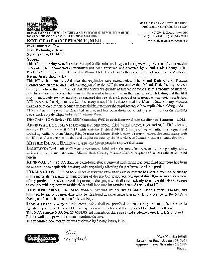 PR INSTL DOCS FL253 R19 II 18-1108.03