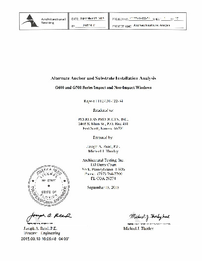 PR TECH DOCS FL2725 R8 AE ANCHORING AND SUBSTRATE CALCS - F1127.01-122-34-R0