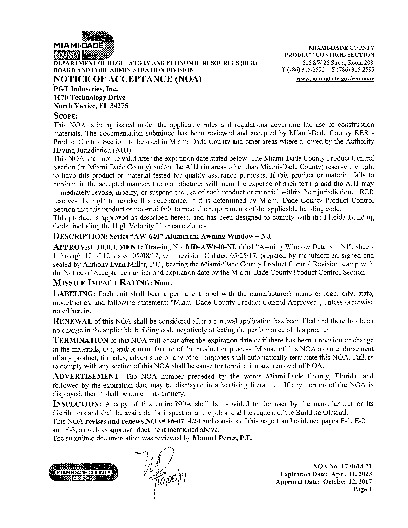 PR CERTIFICATE FL2766 R13 C CAC 17061421