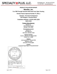 PR TECH DOCS FL2961 R4 AE PBR WALL EVALUATION REPORT