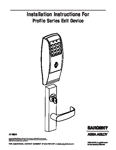 PR Instl Docs FL2998 R13 II FL2998 R9 - A7455B - Profile Exits