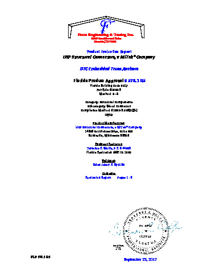 PR TECH DOCS FL578 R5 AE DTC EVALUATION REPORT