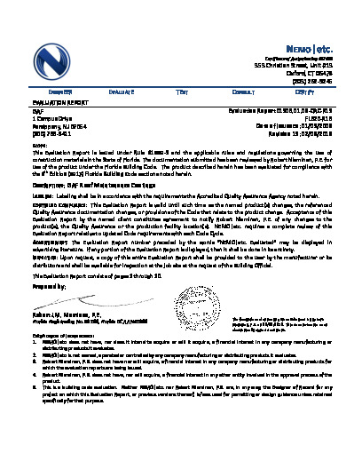 PR Instl Docs FL620 R16 II 2018 02 FINAL ER GAF C-A-C FL620-R16