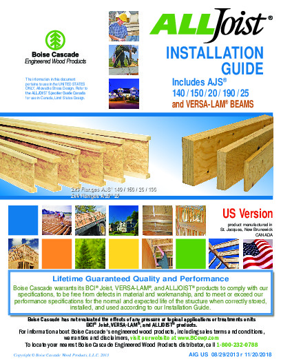 PR Instl Docs FL1645 R7 II MTP-E7601 ALLJOIST ajs us install