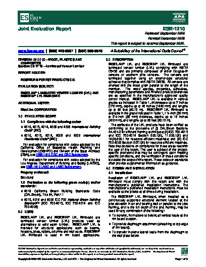 PR TECH DOCS FL2440 R8 AE ESR-1210