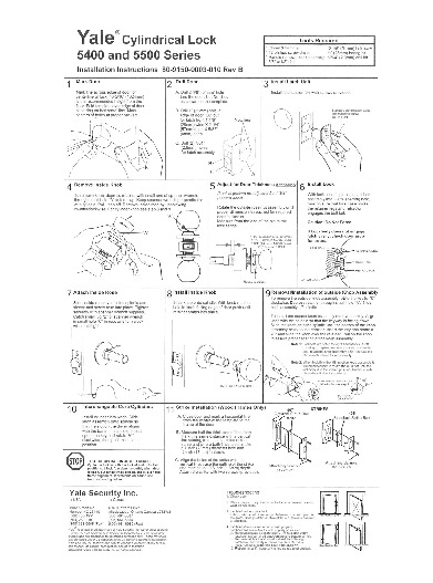 PR Instl Docs FL3063 R10 II 5400-5400LN InstInstruc