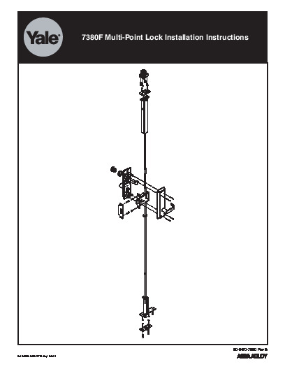 PR Instl Docs FL3063 R11 II 7380Multi-PointLockInstInstruc