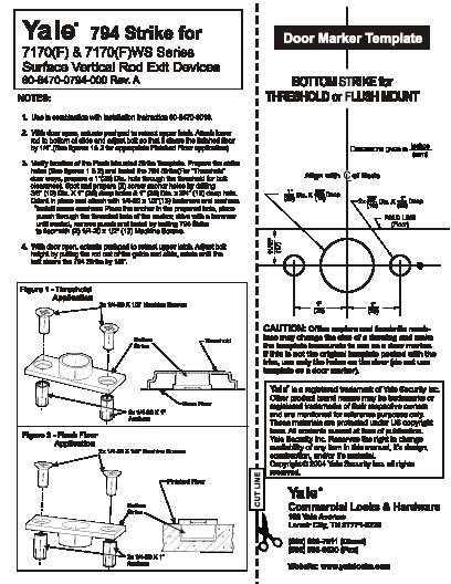 PR INSTL DOCS FL3063 R12 II 794STRIKE