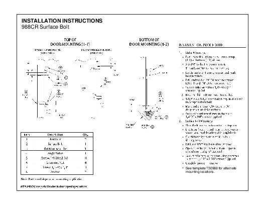 PR Instl Docs FL3067 R10 II 988CR InstInstruc