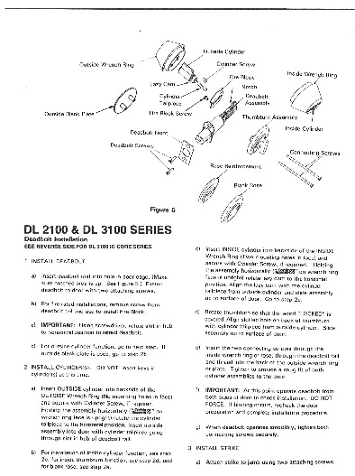 PR INSTL DOCS FL3067 R10 II DL3100INSTINSTRUC