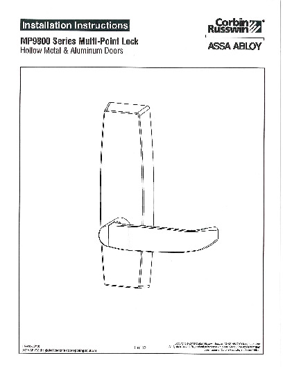PR Instl Docs FL3067 R10 II MP9800Install Instruc