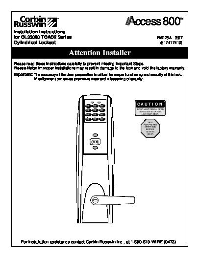 PR Instl Docs FL3067 R8 II FM223-CL33800Trim