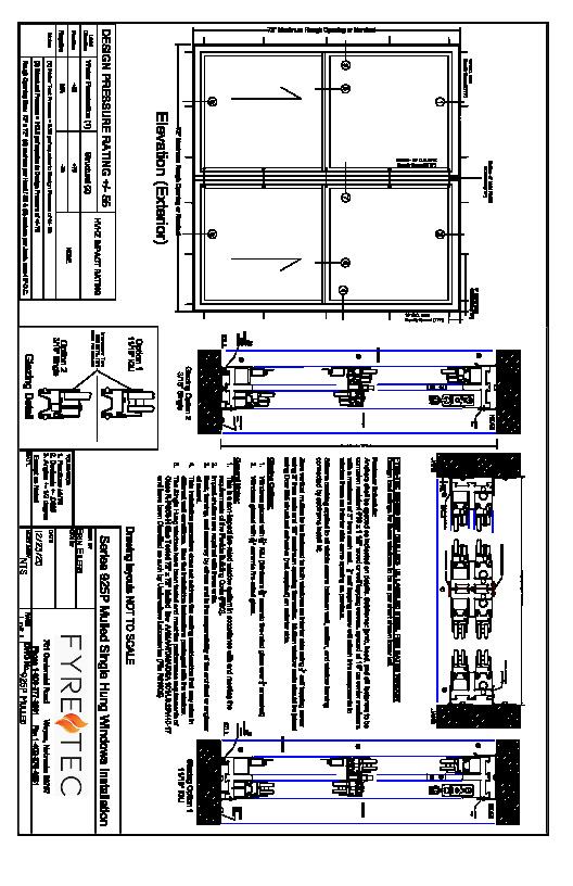 PR INSTL DOCS FL3299 R8 II 925P FL MULLED INSTALLATION