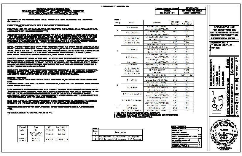 PR INSTL DOCS FL331 R17 II FD5455 FPA - REV B
