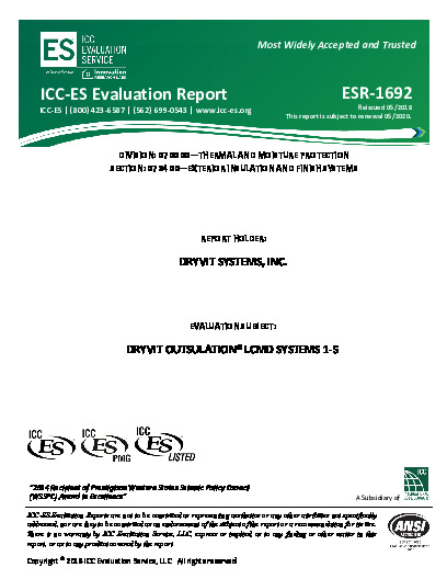 PR TECH DOCS FL3423 R8 AE ESR-1692 EXP 2 2020 WITH FBC 2017