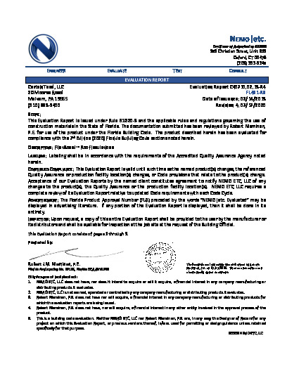 PR Instl Docs FL491 R8 II 2020 07 17 FINAL ER CERTAINTEED INSULATION FL491-R8