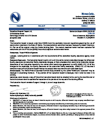 PR TECH DOCS FL854 R3 AE 2020 11 13 FINAL ER CGT FL854-R3