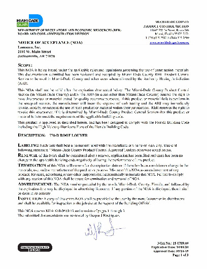 PR INSTL DOCS FL3792 R10 II NOA 15-0709.09
