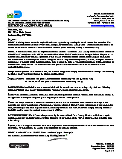 PR CERTIFICATE FL3792 R12 C CAC 20021803