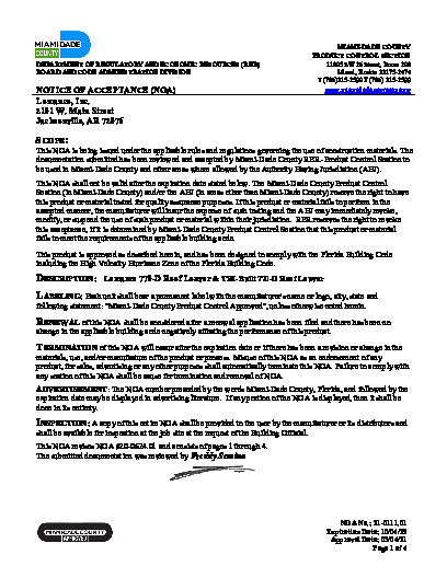 PR CERTIFICATE FL3792 R15 C CAC 21011101