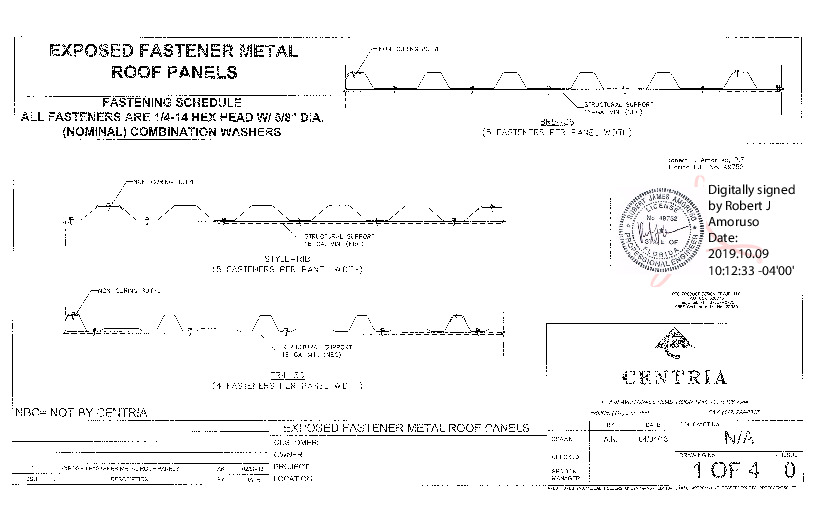 PR Instl Docs FL4133 R6 II ExposedMetalFastenerRoofPanel Issue1 ss