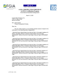 PR CERTIFICATE FL4571 R18 C CAC CLAD HALF ROUND HYBRID SINGLE HUNG NARROW RAIL - WAIVER - MARCH 2021 - EXT5
