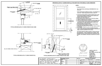 PR Instl Docs FL4571 R18 II FL4571-R17 Single Hung Brickmould 2020 FBC