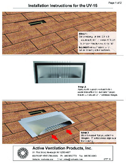PR Instl Docs FL4763 R1 II UV-15 Installation Instructions