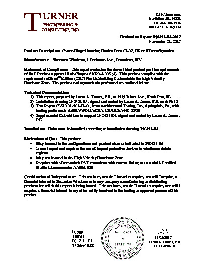 PR TECH DOCS FL5198 R11 AE EVALREPORT-IN0451-R4-2017