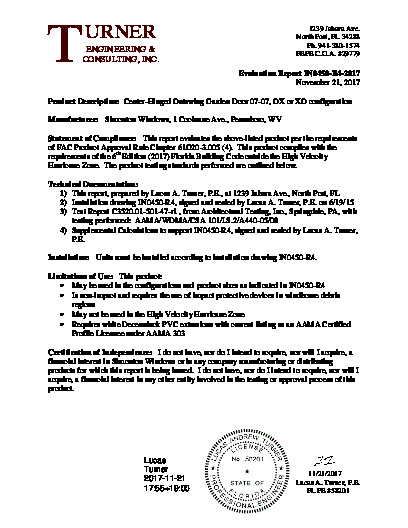 PR TECH DOCS FL5198 R12 AE EVALREPORT-IN0450-R4-2017