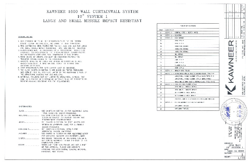 PR Instl Docs FL5388 R9 II 5388 1600 10 HVHZ