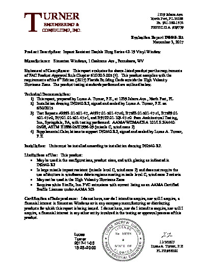 PR TECH DOCS FL5419 R17 AE EVALREPORT-IN0540-R2