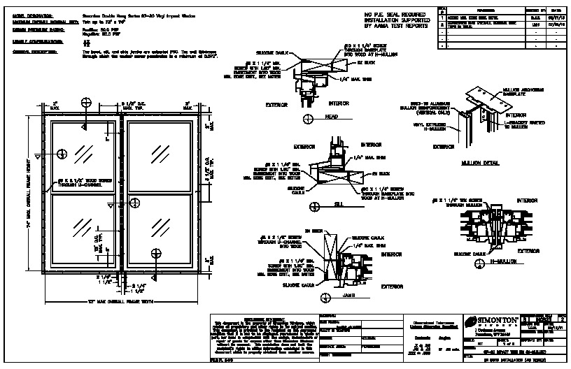 PR Instl Docs FL5419 R18 II IN0523 SBP 07-20 DH-Twin 2X