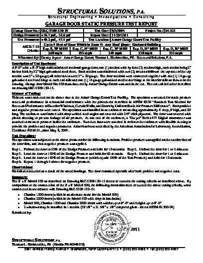 PR TECH DOCS FL5427 R5 AE IRC-5309-130-15 REPORT 7-10 SEALED