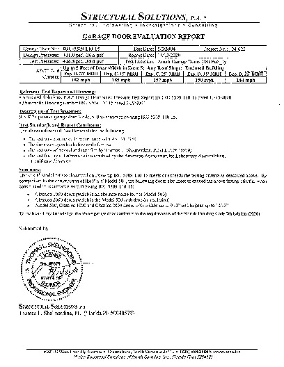 PR TECH DOCS FL5427 R7 AE IRC-5309-140-15 EVALUATION REPORT 7-16 FL