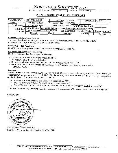 PR TECH DOCS FL5427 R7 AE IRC-5318-160-45 EVALUATION REPORT 7-16 FL